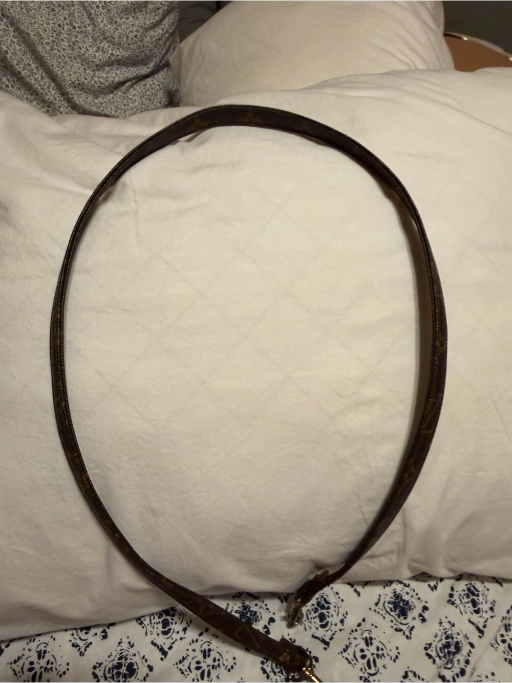Genuine Louis Vuitton Brown Monogram Canvas Petite Strap purchased at saks fifth - Picture 4 of 4